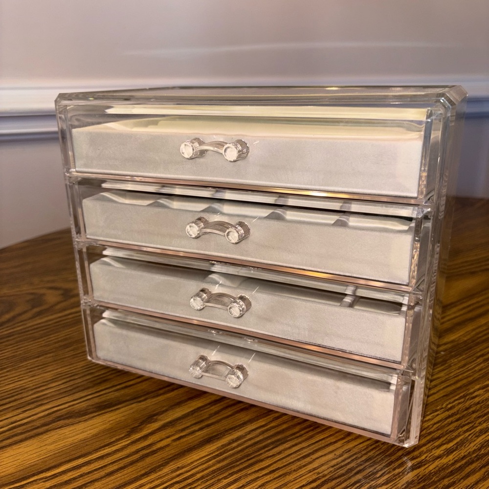 SHEIN Clear Jewelry Organizer